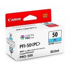 Mực in Canon PFI-50 Photo Cyan Ink Tank (0538C001AA)